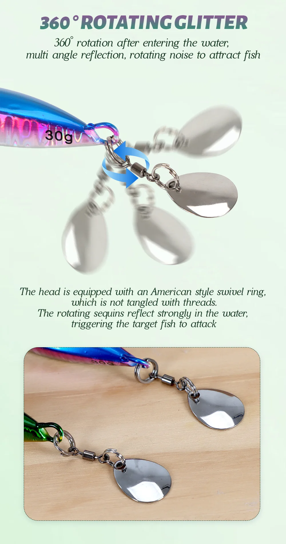 Cross-Border Xiaodoudou Artificial Hard Bait Lure Mini Metal Jig ABS Pencil Lure - view 10