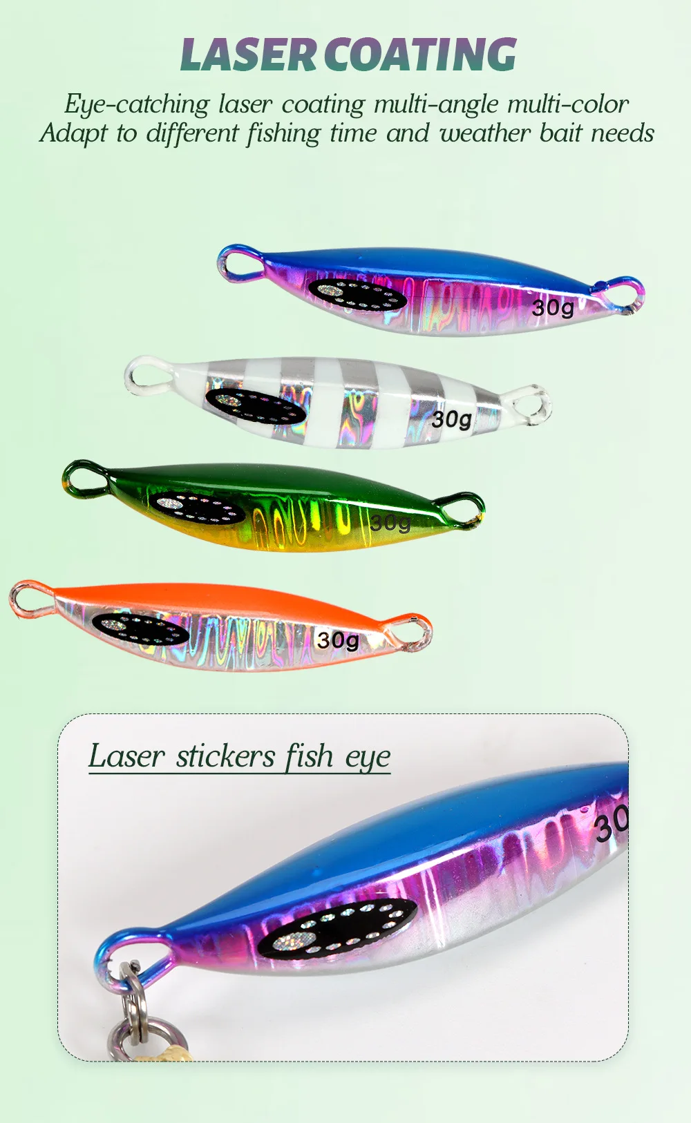 Cross-Border Xiaodoudou Artificial Hard Bait Lure Mini Metal Jig ABS Pencil Lure - view 11