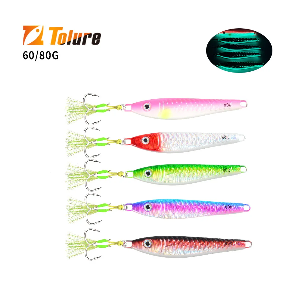 Lure Jig Overturned Hook Long-Cast Freshwater Saltwater Fishing ABS Pencil Lure - view 3