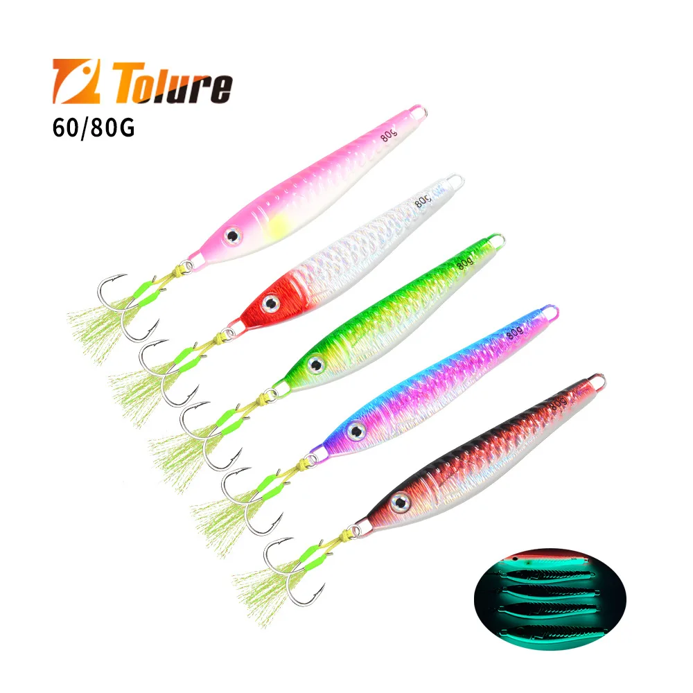 Lure Jig Overturned Hook Long-Cast Freshwater Saltwater Fishing ABS Pencil Lure - view 6