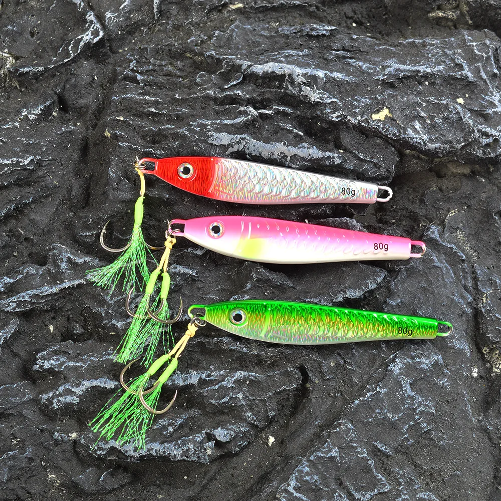 Lure Jig Overturned Hook Long-Cast Freshwater Saltwater Fishing ABS Pencil Lure - view 9