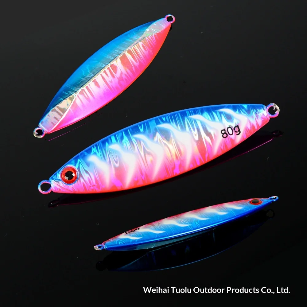 Long-Cast Night-Glow Slow-Rolling Metal Jig Lure 80g/100g/120g ABS Pencil Lure - view 9