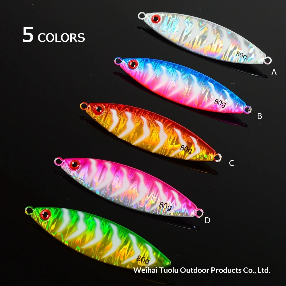 Long-Cast Night-Glow Slow-Rolling Metal Jig Lure 80g/100g/120g ABS Pencil Lure - view 11