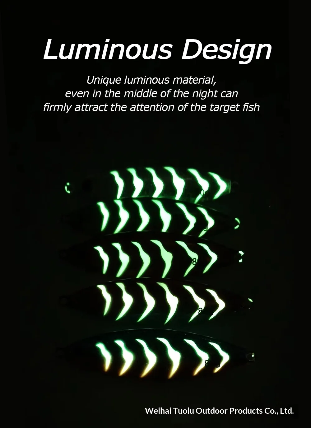 Long-Cast Night-Glow Slow-Rolling Metal Jig Lure 80g/100g/120g ABS Pencil Lure - view 14