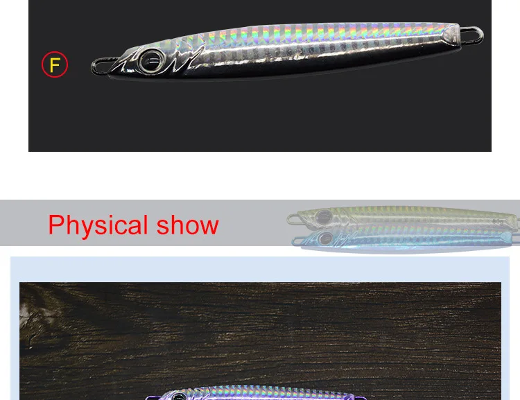 Iron Plate Lead Fish Lure 60 80g Long-Distance Cast Spanish ABS Pencil Lure - view 10