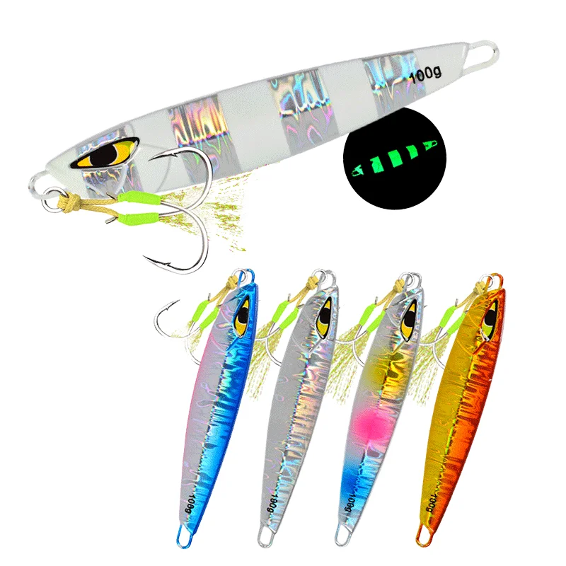 Palmer 30g Shore Casting Glow Jigging Lure Luminous Slow Pitch