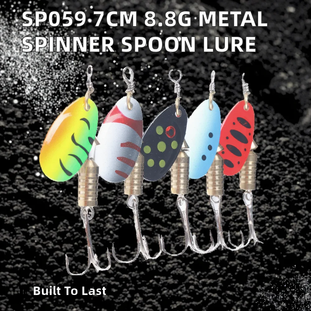 Wholesale SP059 7cm 8.8g Artificial Metal Hard Spinner Baits ABS Pencil Lure - view 5