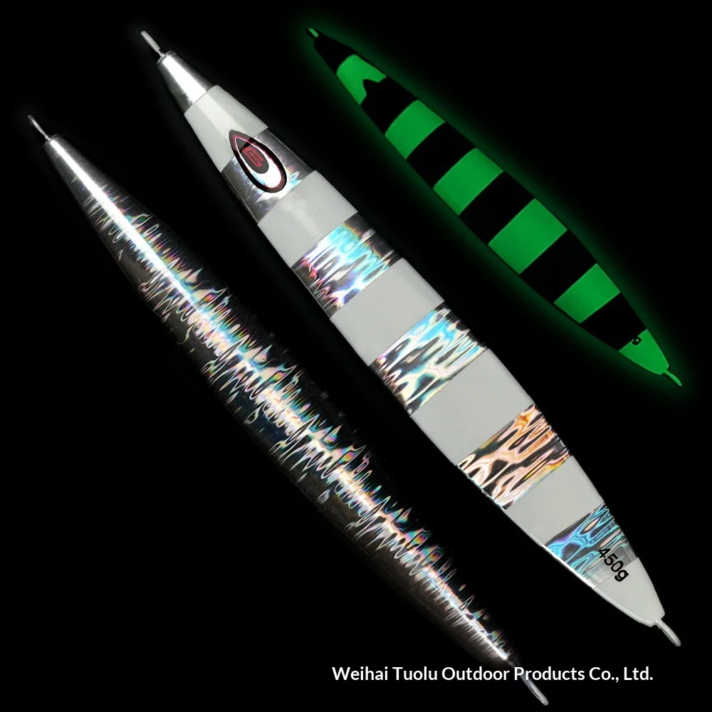 270g 350g 450g Deep-Sea Boat Fishing Heavy-Weight Luminous Metal Jig ABS Pencil Lure - view 2