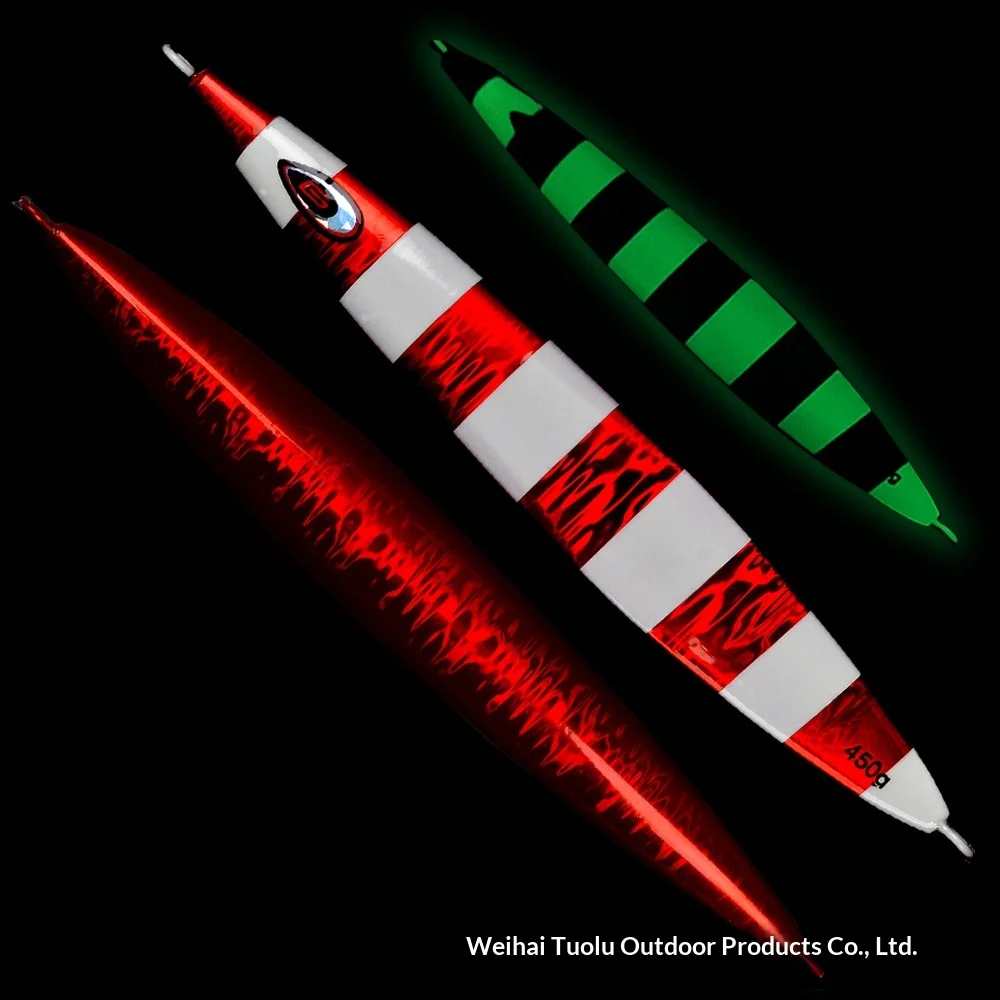 270g 350g 450g Deep-Sea Boat Fishing Heavy-Weight Luminous Metal Jig ABS Pencil Lure - view 3