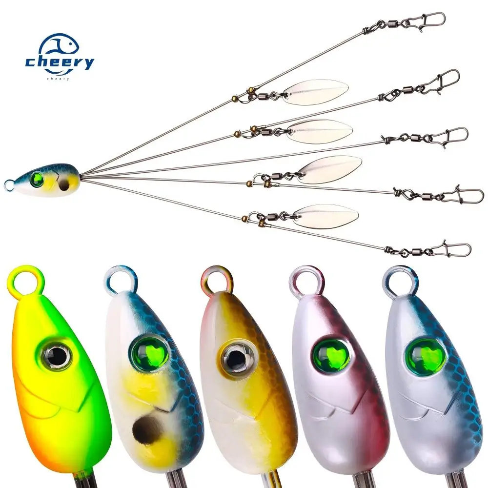 CHEERY Wholesale Alabama Rig 22cm Metal Jig Head Umbrella with 5