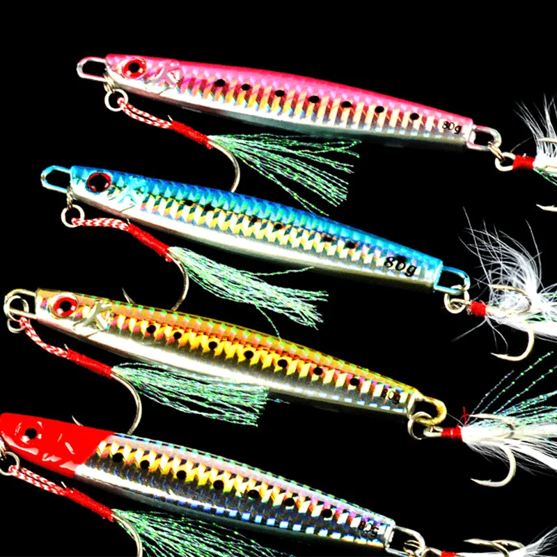 25 40g 60g 80g 100g 120 150g 180g Sinking Luminous Effect Metal Jig