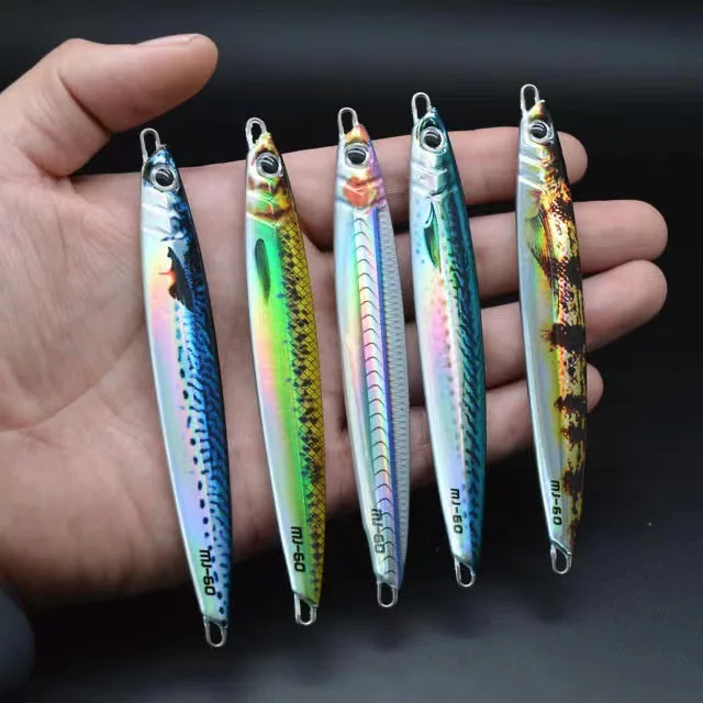 3D UV Printed Luminous 40g/60g/80g/100g Simulate Fish Metal Jig ABS Pencil Lure - view 3