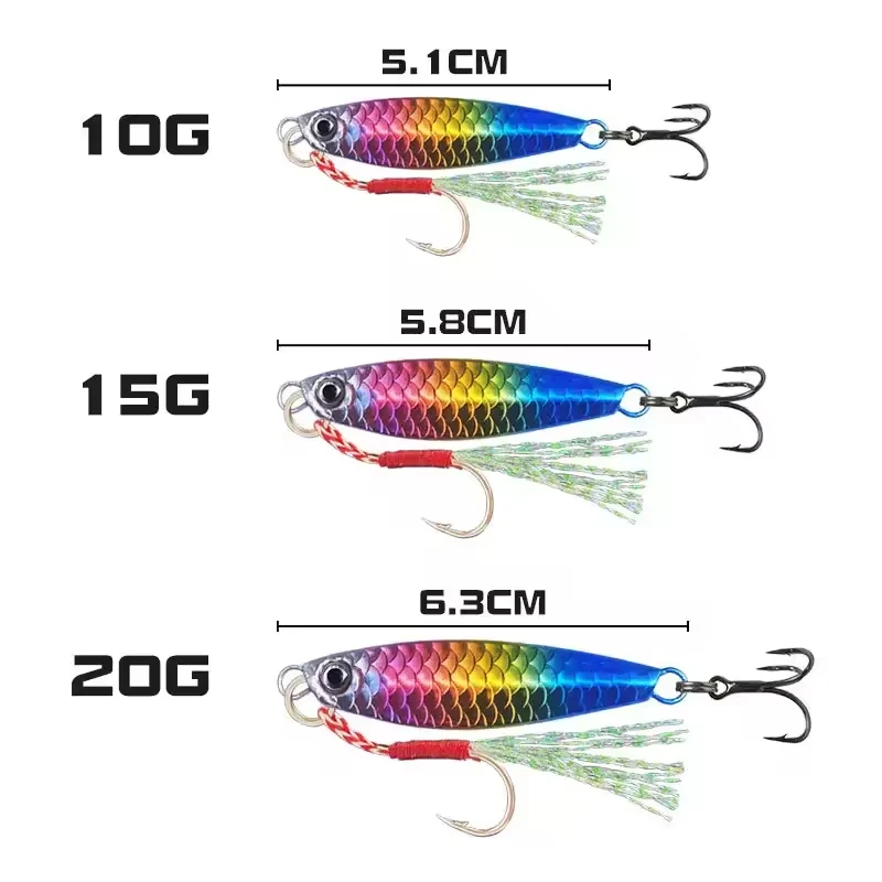 Hard Lead Metal Jigging Lure for Saltwater Ocean Boat Fishing ABS Pencil Lure - view 1