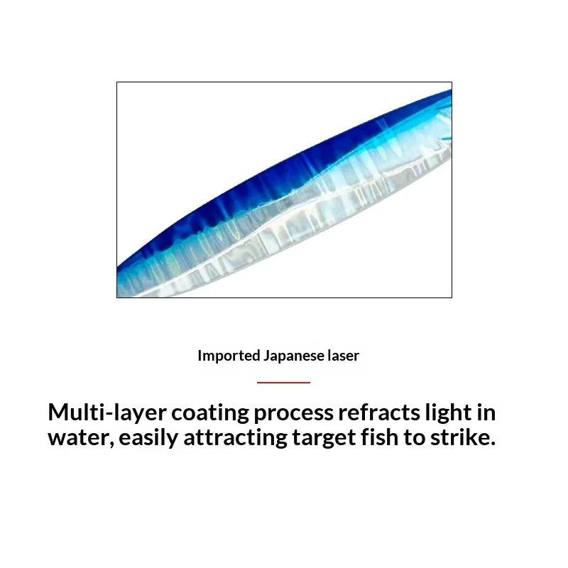 Mackerel Fast Jerking Metal Jig Lure with Iron Plate Slow Shaking ABS Pencil Lure - view 13