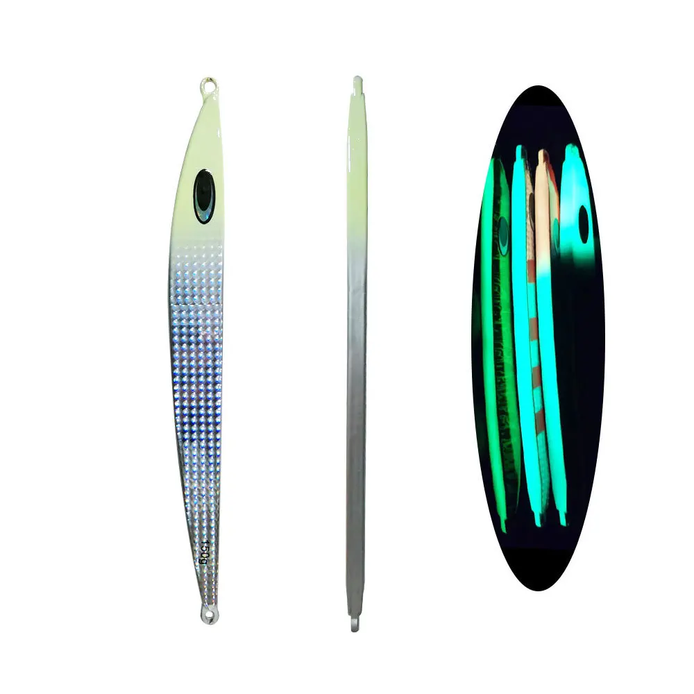 Fast-Sinking Luminous Pure-Iron Welded Iron-Plate Artificial Hard Metal Jig ABS Pencil Lure - view 19