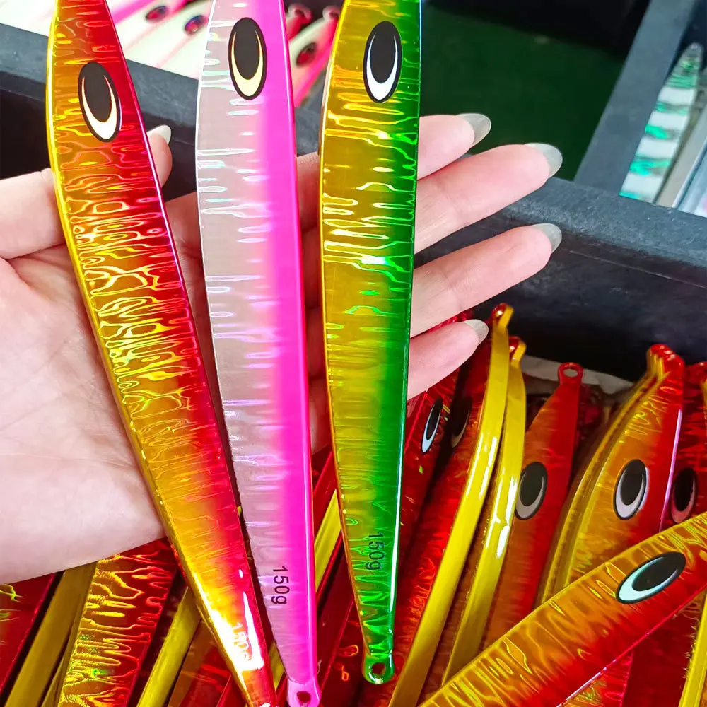 Fast-Sinking Luminous Pure-Iron Welded Iron-Plate Artificial Hard Metal Jig ABS Pencil Lure - detail 1