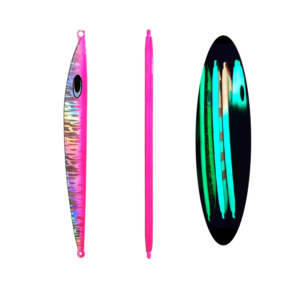 Fast-Sinking Luminous Pure-Iron Welded Iron-Plate Artificial Hard Metal Jig ABS Pencil Lure - detail 4