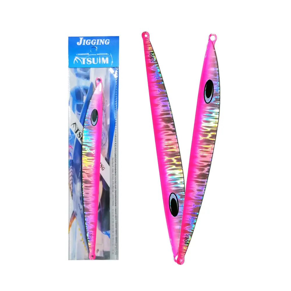 Fast-Sinking Luminous Pure-Iron Welded Iron-Plate Artificial Hard Metal Jig ABS Pencil Lure - detail 7
