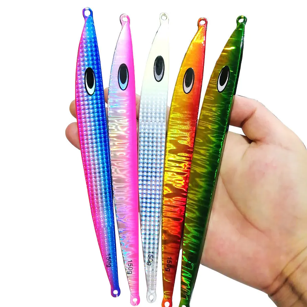 Fast-Sinking Luminous Pure-Iron Welded Iron-Plate Artificial Hard Metal Jig ABS Pencil Lure - view 2