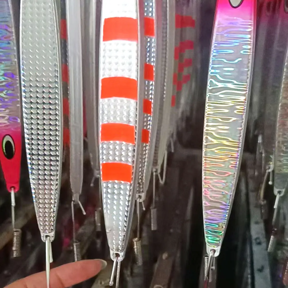 Fast-Sinking Luminous Pure-Iron Welded Iron-Plate Artificial Hard Metal Jig ABS Pencil Lure - view 7
