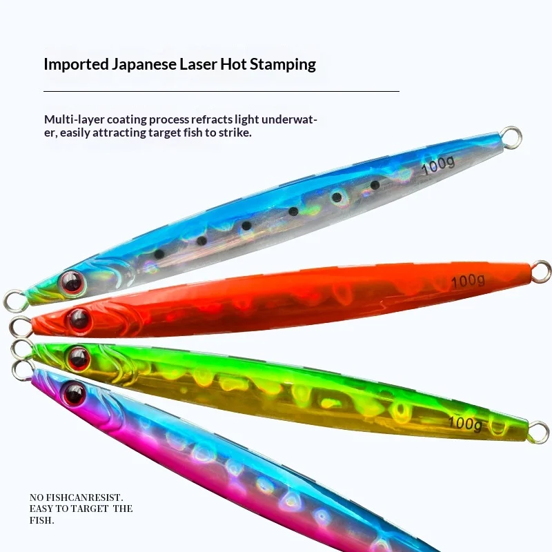 Lure Night-Luminous Fast-Sinking Metal Jig 100g-400g Sea Fishing ABS Pencil Lure - view 6