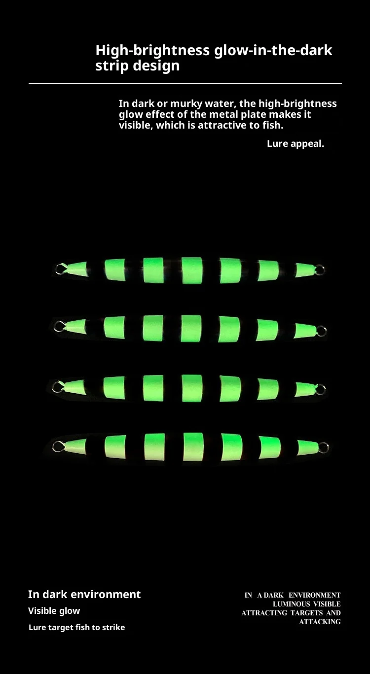 Lure Night-Luminous Fast-Sinking Metal Jig 100g-400g Sea Fishing ABS Pencil Lure - view 16