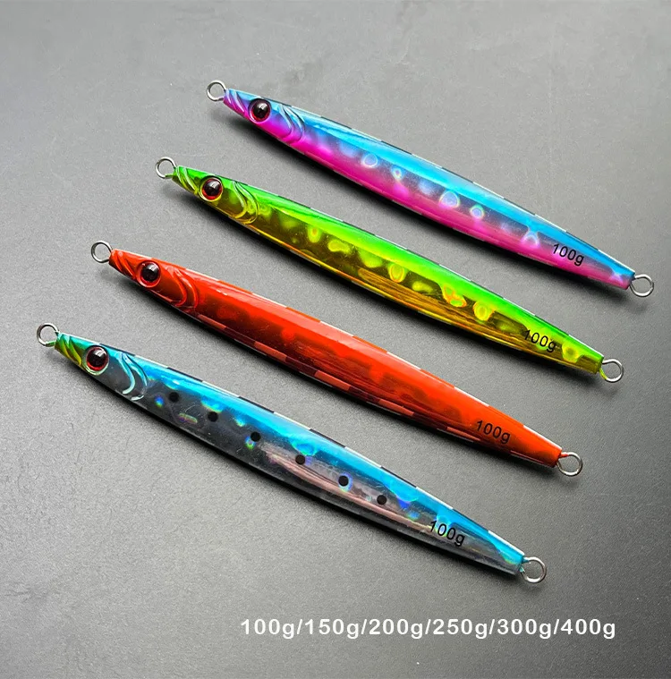 Lure Night-Luminous Fast-Sinking Metal Jig 100g-400g Sea Fishing ABS Pencil Lure - view 19