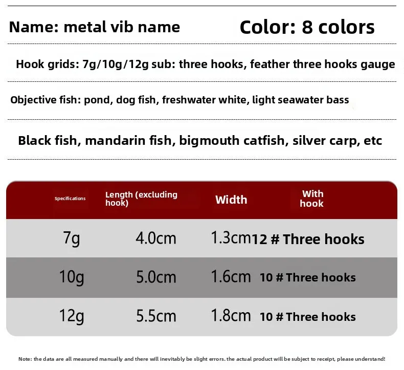 Long-Range 7G/12G Treble Hook Bass Fish Bait Full Swim Layer Vib ABS Pencil Lure - view 9