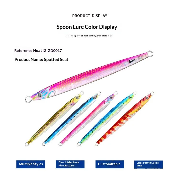 Factory Price High Quality Lead Metal Jig Lure Artificial Hard ABS Pencil Lure - view 8