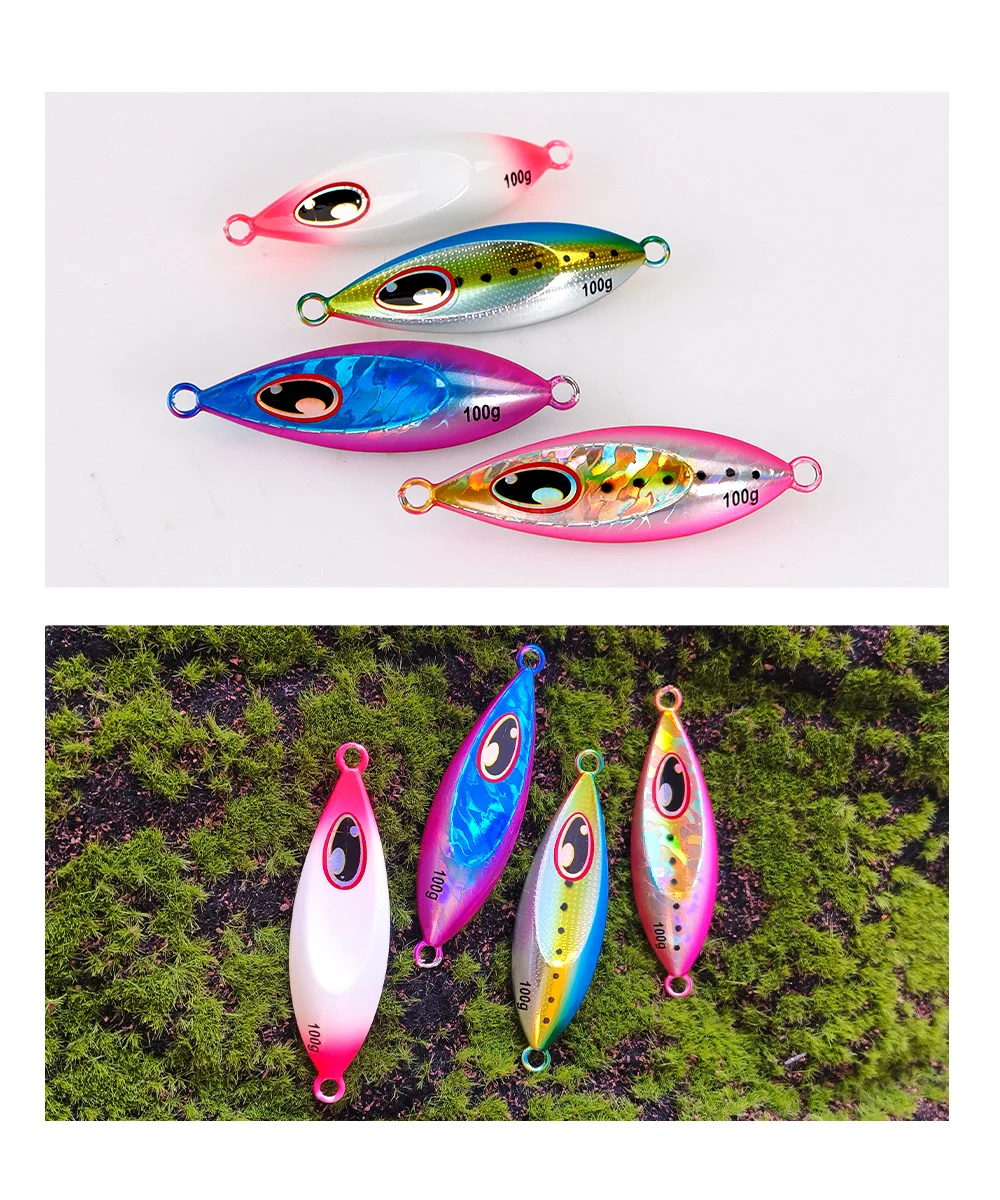 Cheery Artificial Hard Bait Slow-sinking Water-Drop Metal Jig ABS Pencil Lure - view 5