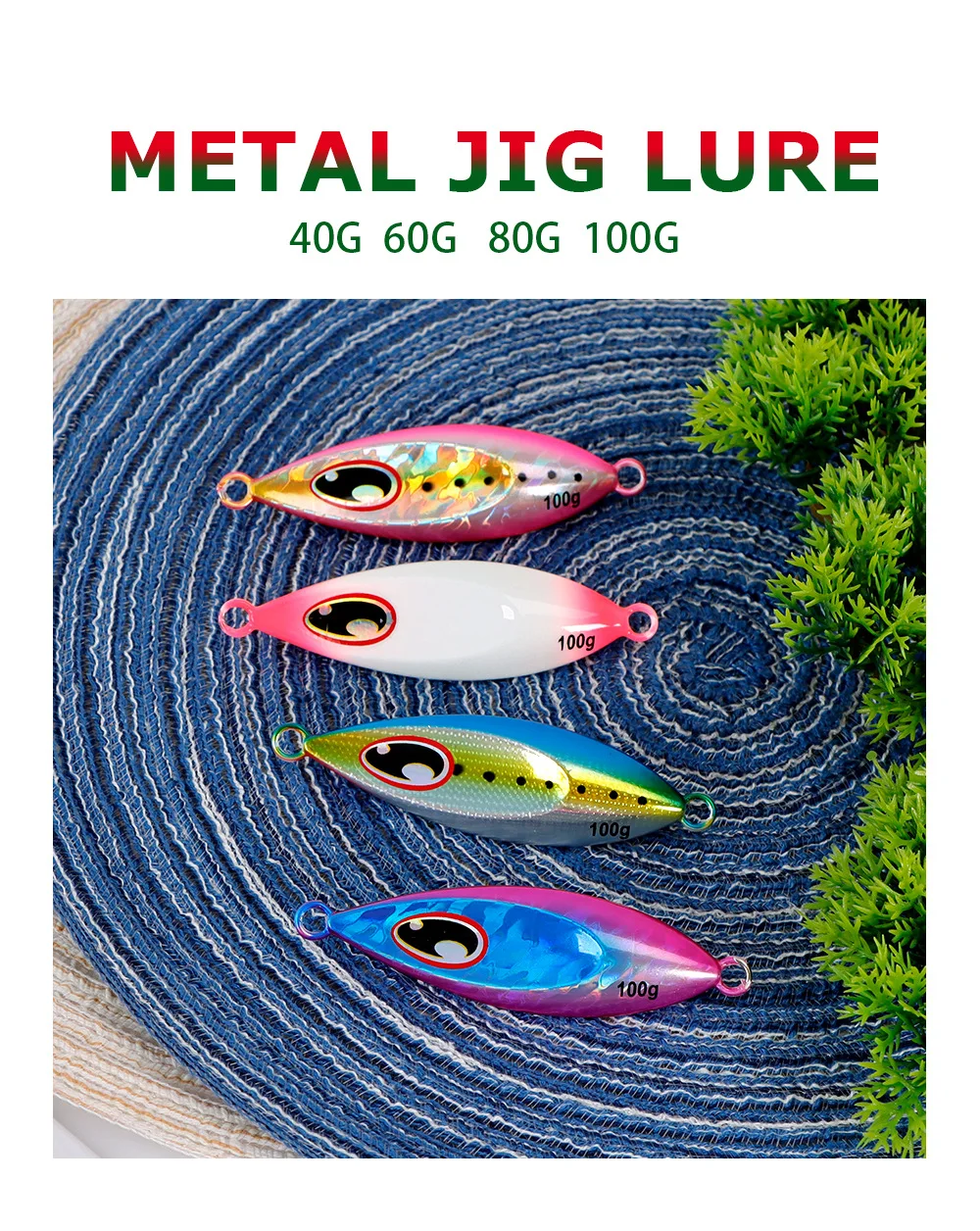 Cheery Artificial Hard Bait Slow-sinking Water-Drop Metal Jig ABS Pencil Lure - view 7
