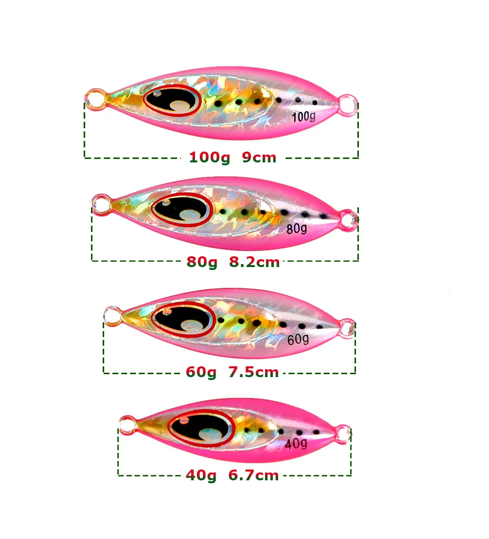 Cheery Artificial Hard Bait Slow-sinking Water-Drop Metal Jig ABS Pencil Lure - view 9