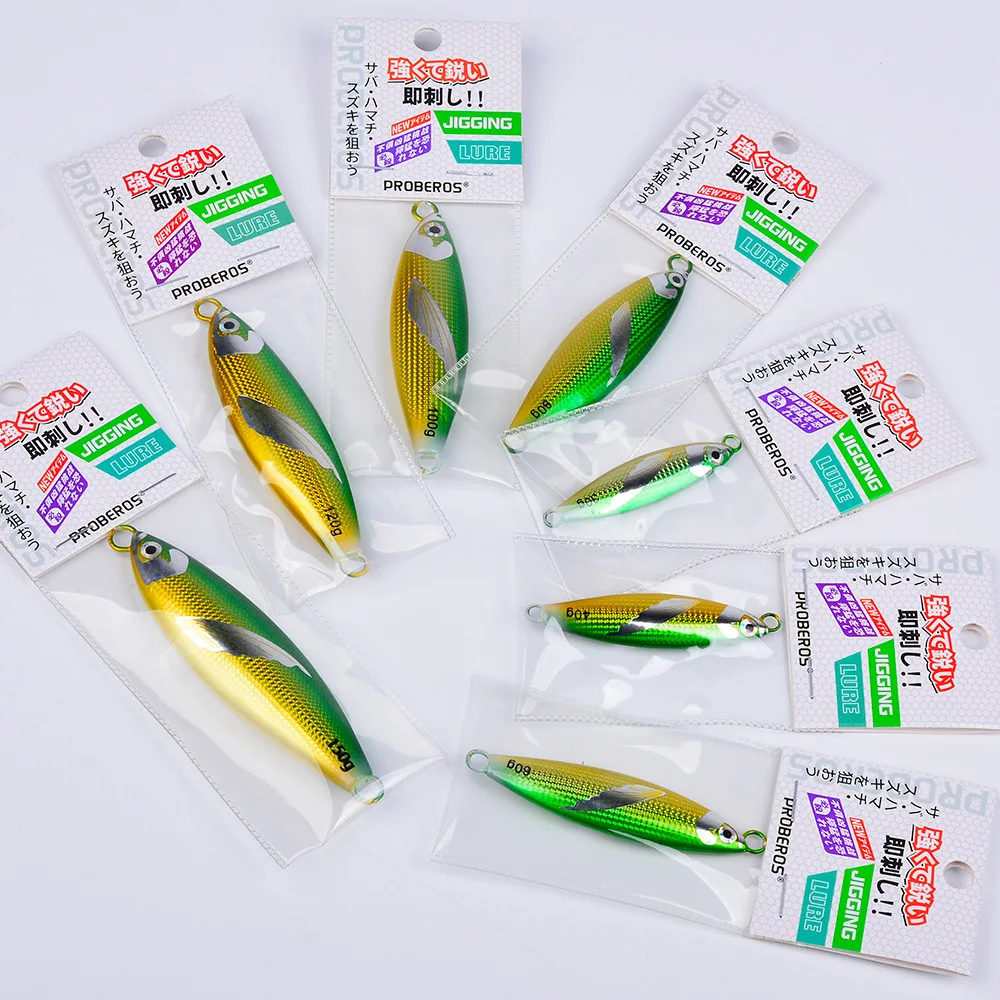 CHEERY 30-150g Slow Sinking Metal Jigging Fishing Lure Wing Laser ABS Pencil Lure - view 12