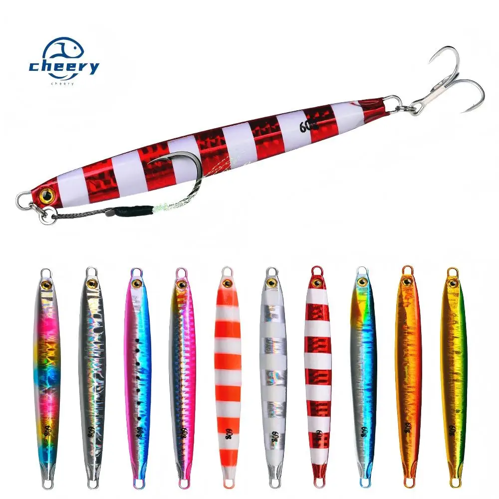 CHEERY 40g Metal Luminous Slow Pitch Fishing Jig Lure Deep ABS Pencil Lure - view 13