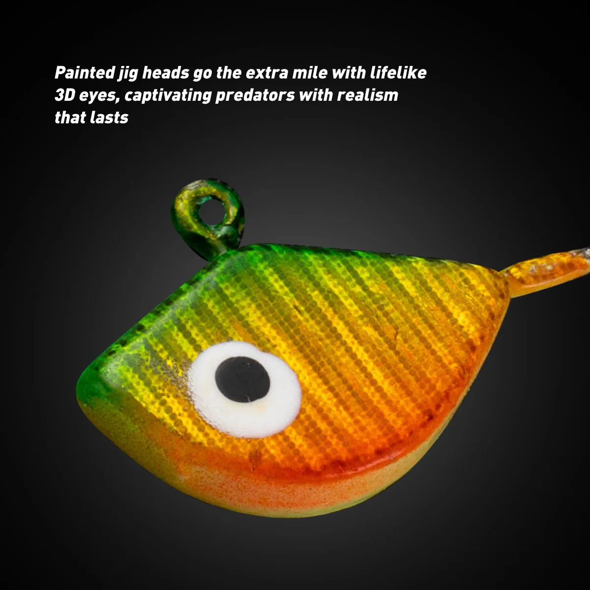 CHEERY Mini Teardrop Glow in Dark Micro Jig Head with 3D Eyes, ABS Pencil Lure - view 14