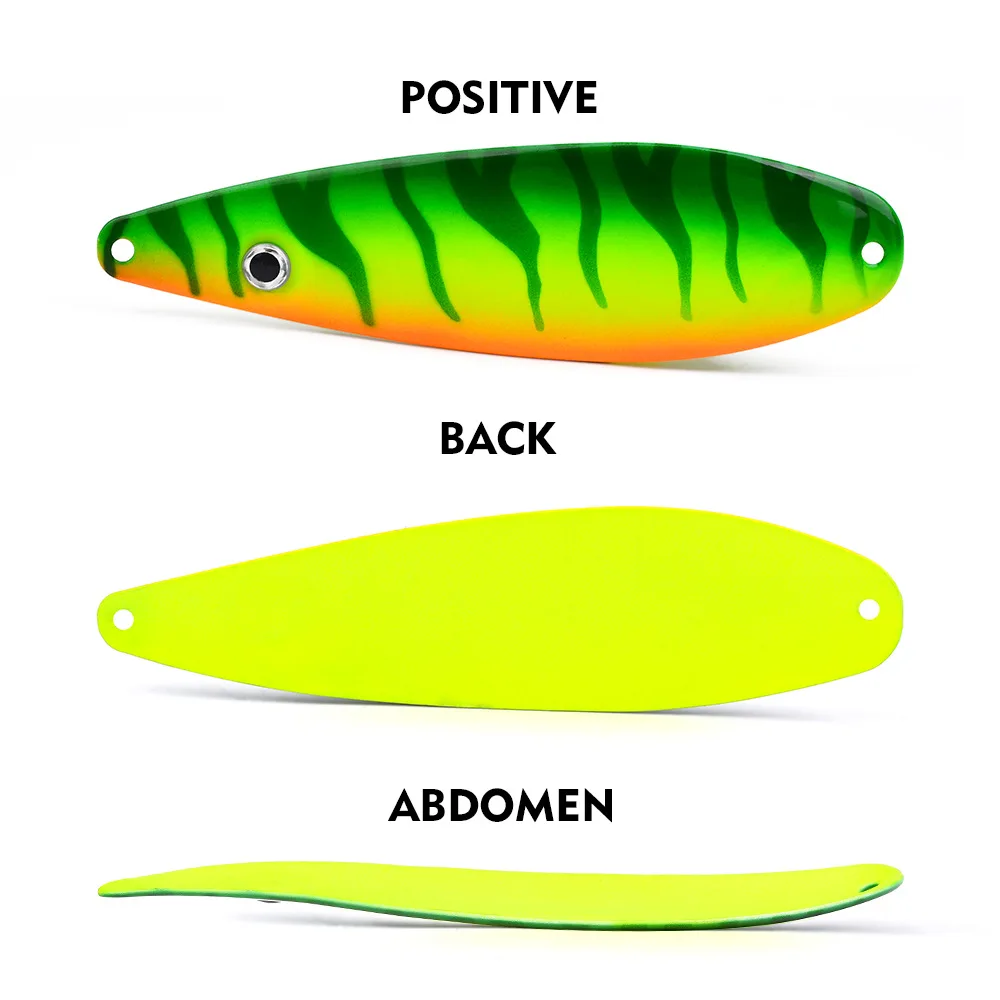 CHEERY 11.5cm 18.5g Willow Leaf Shape Colorful Spinner Metal Jig, ABS Pencil Lure - view 7
