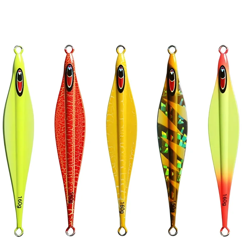 CHEERY 160g~400g Luminous Slow Jig Metal Fishing Lure Lead Plated ABS Pencil Lure - view 17