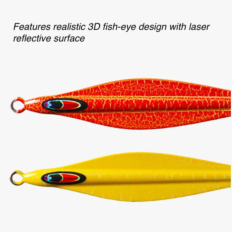 CHEERY 160g~400g Luminous Slow Jig Metal Fishing Lure Lead Plated ABS Pencil Lure - view 7
