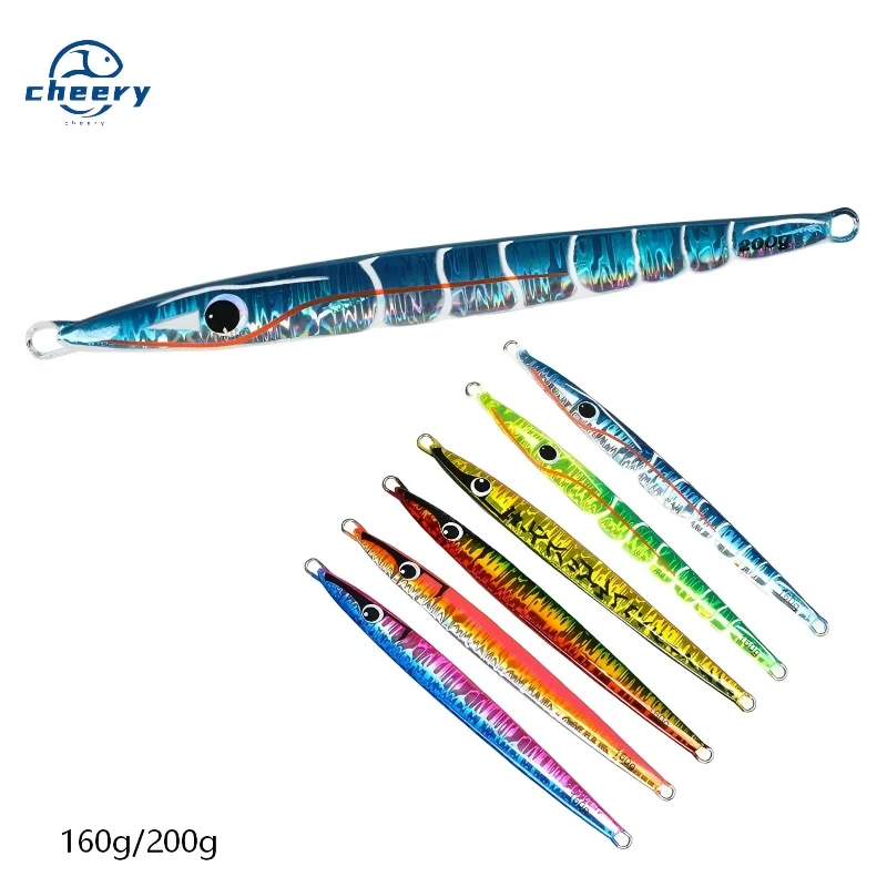 CHEERY Long-Throw Laser Metal Lead Jig Artificial Hard Bait