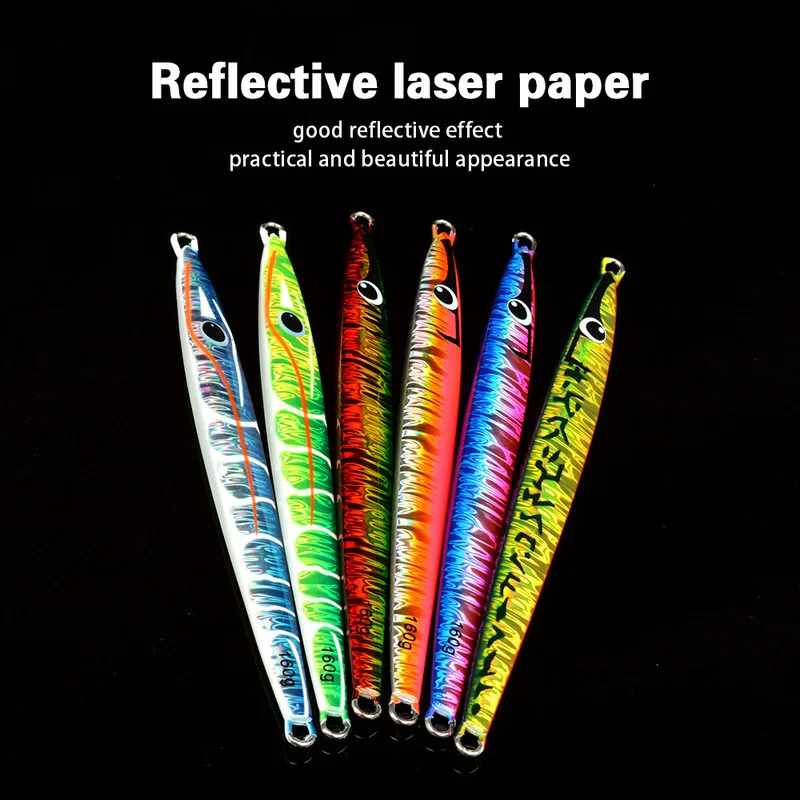 CHEERY Long-Throw Laser Metal Lead Jig Artificial Hard Bait ABS Pencil Lure - view 16