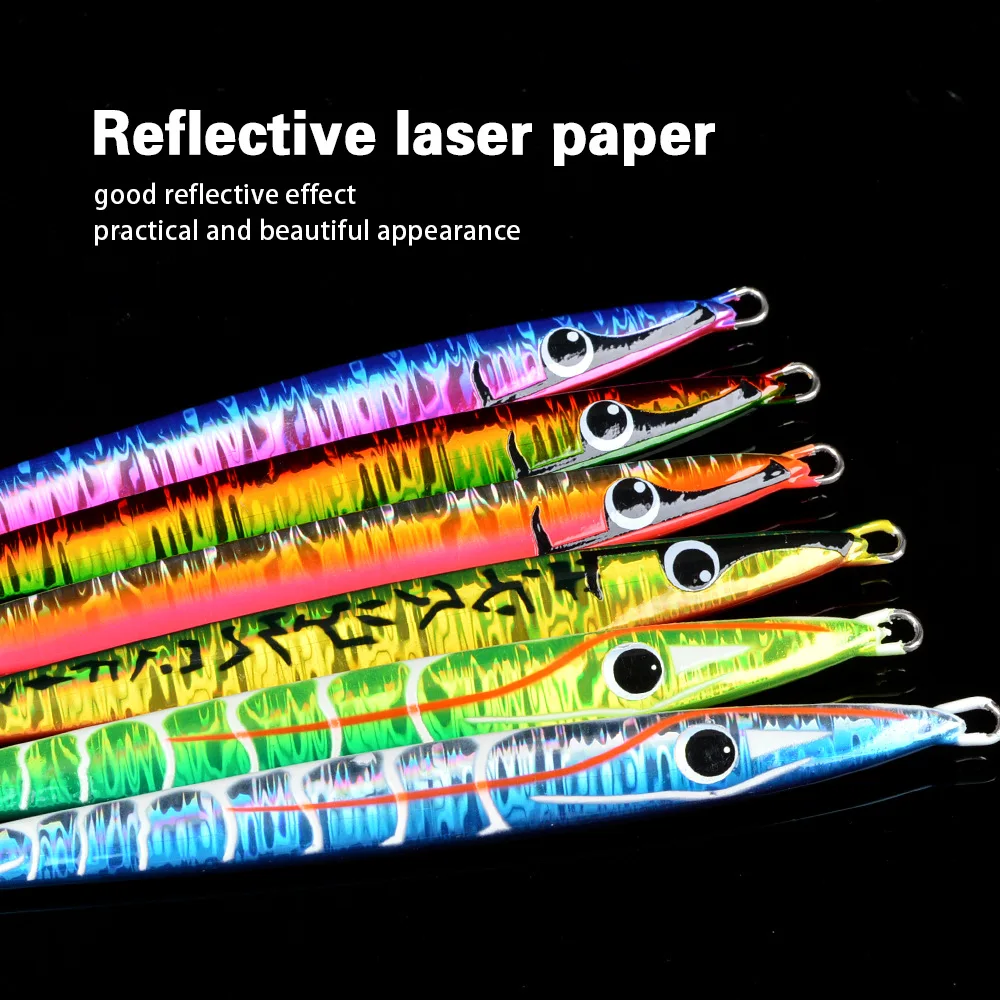 CHEERY Long-Throw Laser Metal Lead Jig Artificial Hard Bait ABS Pencil Lure - view 4