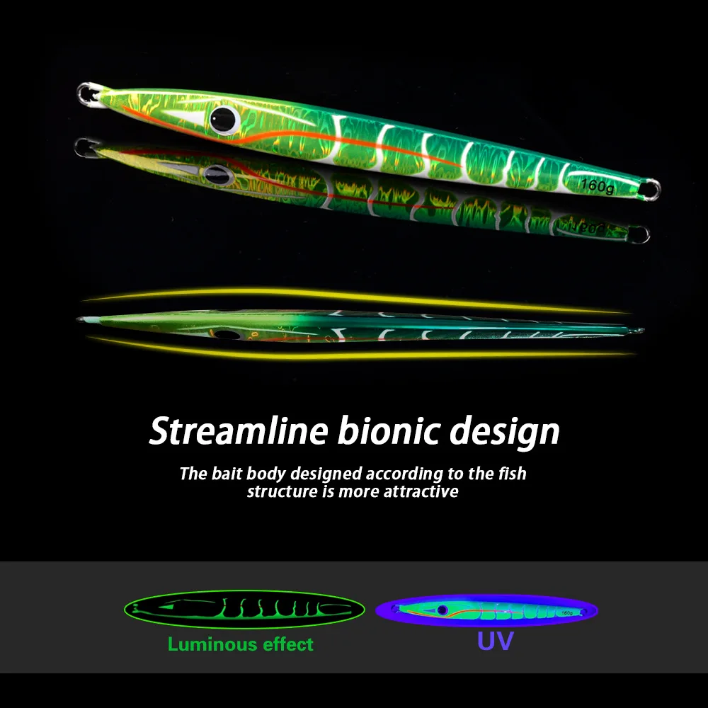 CHEERY Long-Throw Laser Metal Lead Jig Artificial Hard Bait ABS Pencil Lure - view 8