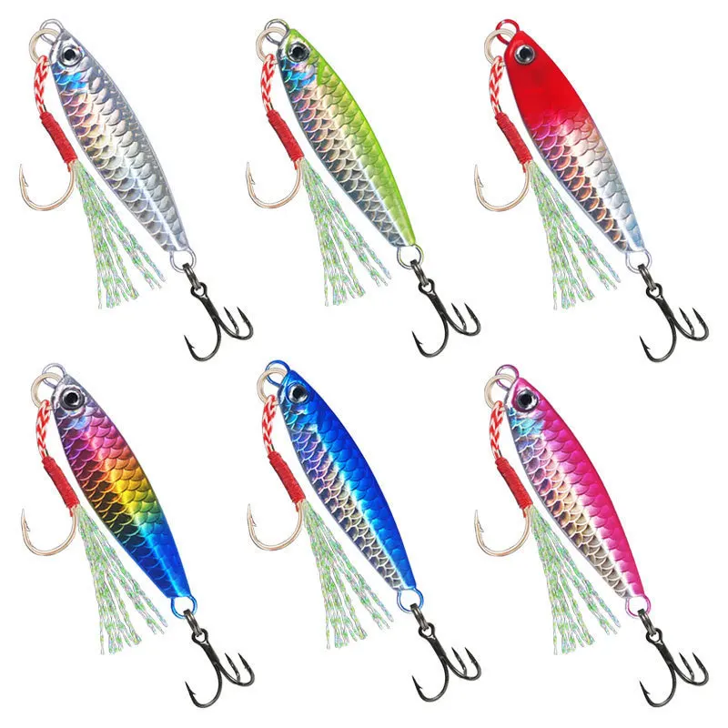 Custom ABS Falling Luya Bait Set Far-cast Fish Scale Pattern