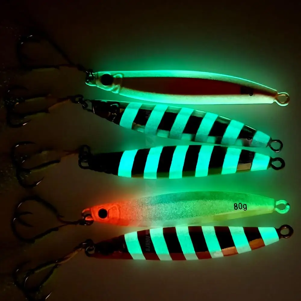 Cheery Hot-Selling 30-80g Water-Snake Shaped Iron Lead Metal Jig ABS Pencil Lure - view 3