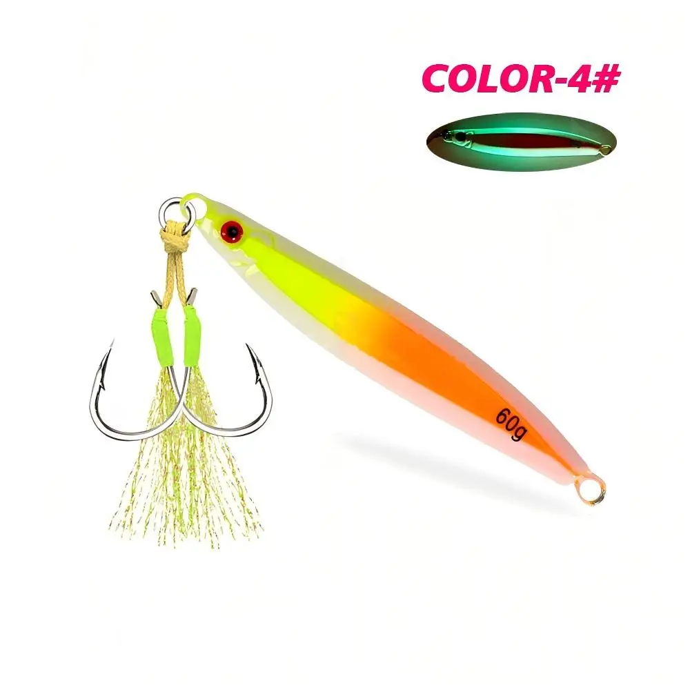 Cheery Hot-Selling 30-80g Water-Snake Shaped Iron Lead Metal Jig ABS Pencil Lure - view 15