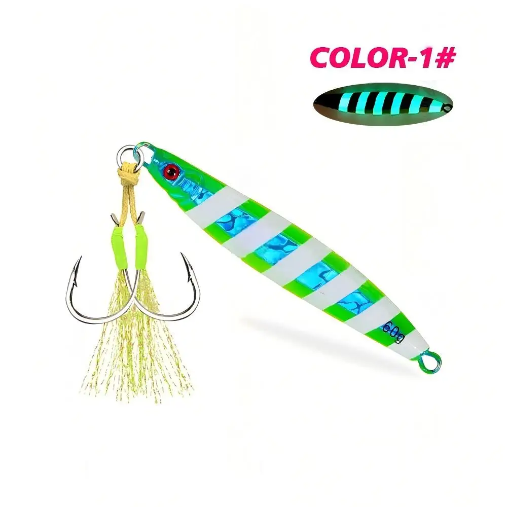 Cheery Hot-Selling 30-80g Water-Snake Shaped Iron Lead Metal Jig ABS Pencil Lure - view 16