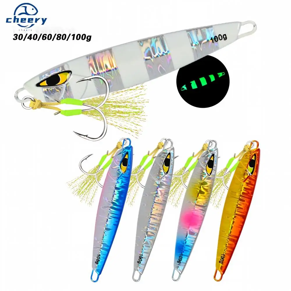 CHEERY Wholesale 30-100g Sea Metal Fishing Lures Vertical Jig ABS Pencil Lure - view 17