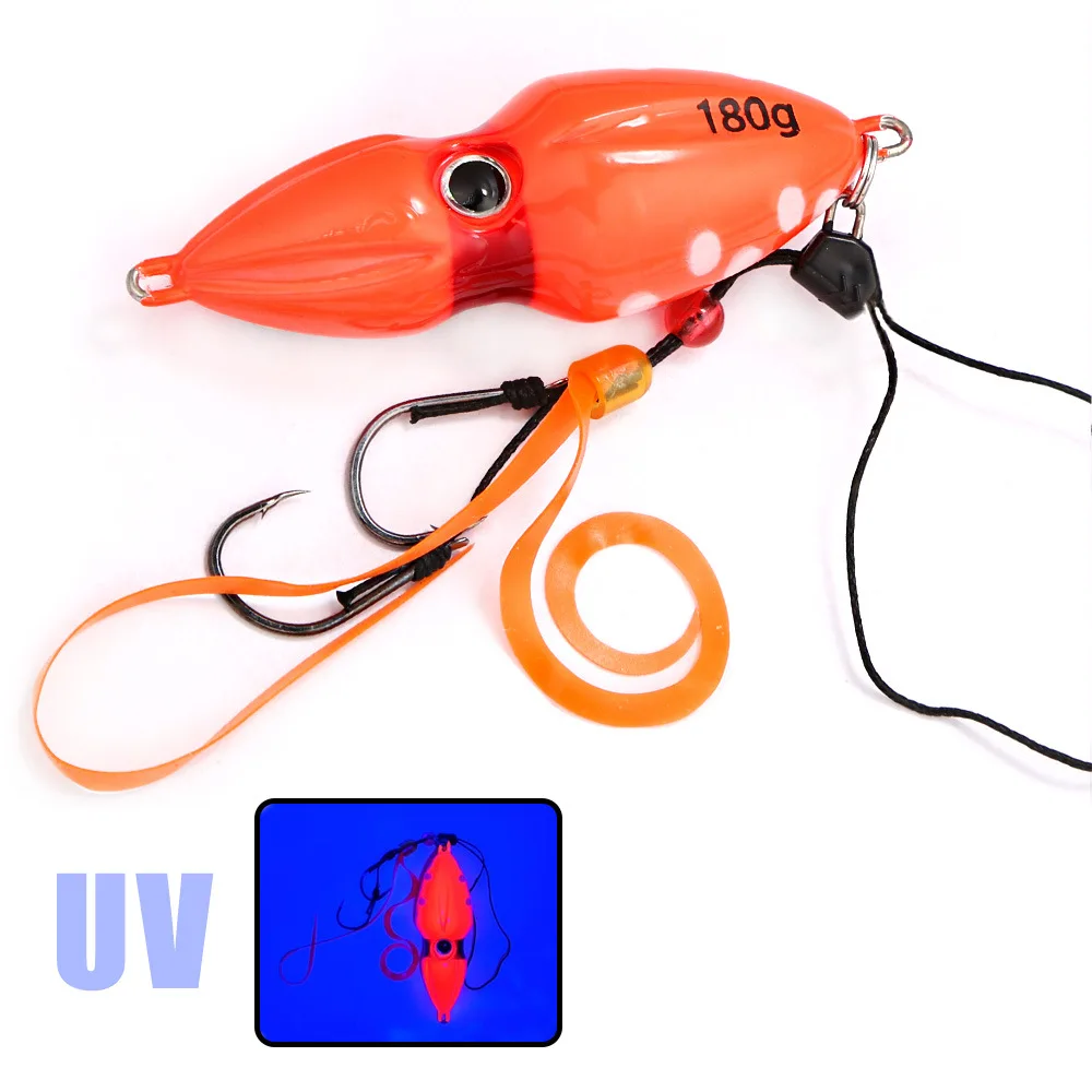 Chinese Factory Iron-Plate Lead Fish Night-Glow Artificial Lure ABS Pencil Lure - view 3
