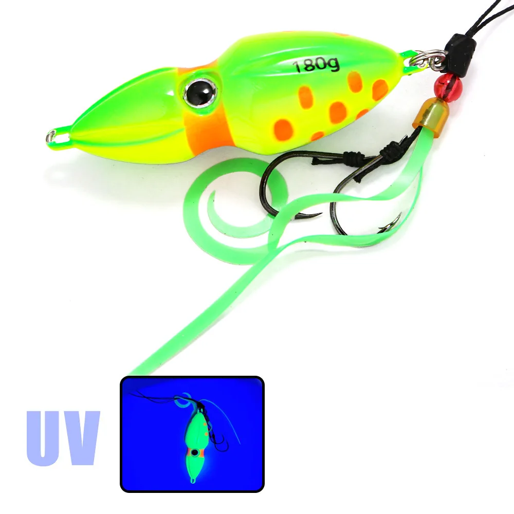 Chinese Factory Iron-Plate Lead Fish Night-Glow Artificial Lure ABS Pencil Lure - view 4