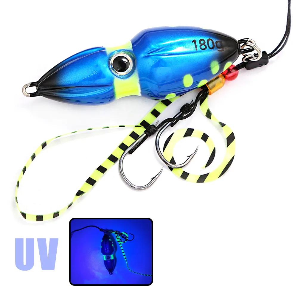 Chinese Factory Iron-Plate Lead Fish Night-Glow Artificial Lure ABS Pencil Lure - view 5